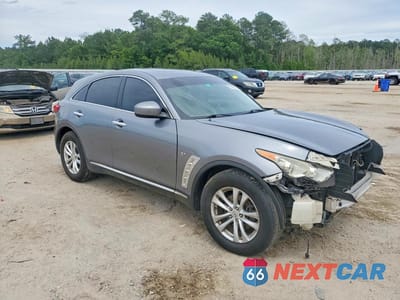 Czwarte zdjęcie samochodu z boku: 2017 INFINITI QX70 BASE VIN:JN8CS1MU0HM142786 - miniatura