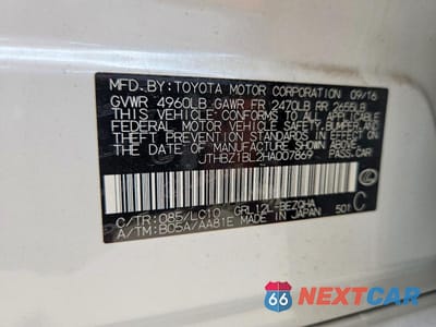 Zdjęcie 12 z 12 samochodu: 2017 LEXUS GS 350 BASE VIN:JTHBZ1BL2HA007869 - miniatura