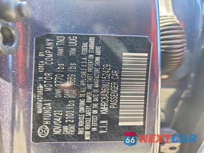 Zdjęcie 13 z 13 samochodu: 2022 HYUNDAI VENUE LIMITED VIN:KMHRC8A36NU152429 - miniatura