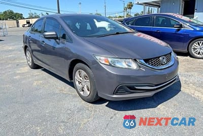 2015 HONDA CIVIC LX 19XFB2F55FE013054 - główne zdjęcie licytacji z USA - miniatura
