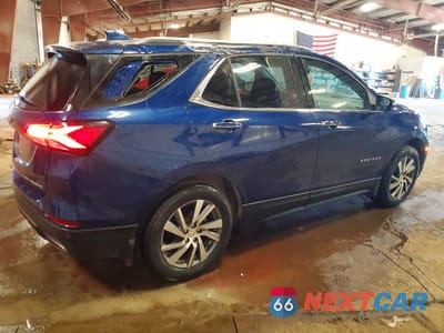 Trzecie zdjęcie samochodu z tyłu: 2023 CHEVROLET EQUINOX PREMIER VIN:3GNAXXEG9PL166102 - miniatura