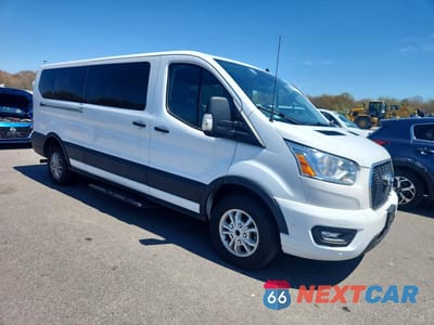 Czwarte zdjęcie samochodu z boku: 2021 FORD TRANSIT T-350 VIN:1FBAX2YG5MKA66085 - miniatura