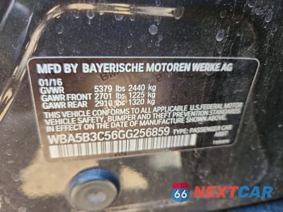 Zdjęcie 12 z 12 samochodu: 2016 BMW 535 XI VIN:WBA5B3C56GG256859 - miniatura