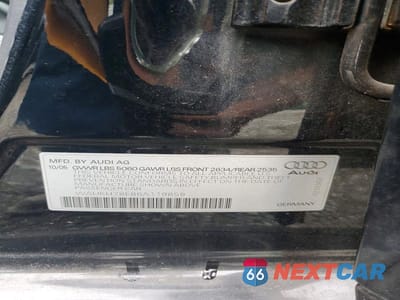 Zdjęcie 13 z 13 samochodu: 2006 AUDI A4 3.2 AVANT QUATTRO VIN:WAUKH78E86A119859 - miniatura