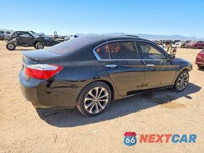 Trzecie zdjęcie samochodu z tyłu: 2015 HONDA ACCORD SPORT VIN:1HGCR2F54FA214124 - miniatura