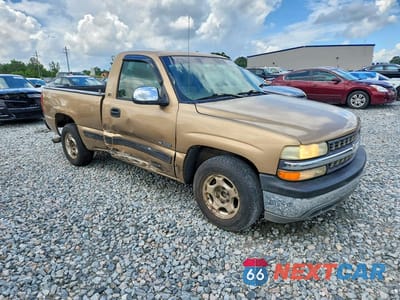 Czwarte zdjęcie samochodu z boku: 1999 CHEVROLET SILVERADO C1500 VIN:1GCEC14T1XZ128955 - miniatura