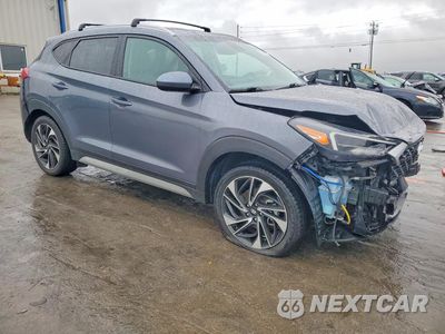 Czwarte zdjęcie samochodu z boku: 2021 HYUNDAI TUCSON SPORT VIN:KM8J33AL5MU394319 - miniatura