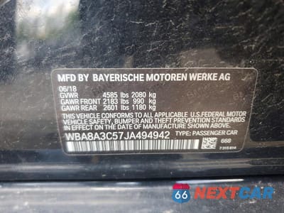 Zdjęcie 13 z 13 samochodu: 2018 BMW 320 XI VIN:WBA8A3C57JA494942 - miniatura