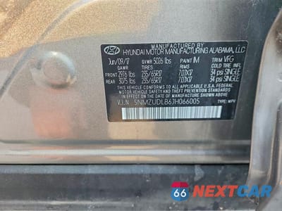Zdjęcie 13 z 13 samochodu: 2018 HYUNDAI SANTA FE SPORT 2.4L VIN:5NMZUDLB6JH066005 - miniatura