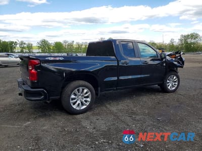 Trzecie zdjęcie samochodu z tyłu: 2024 CHEVROLET SILVERADO K1500 CUSTOM VIN:1GCRDBEK4RZ379756 - miniatura