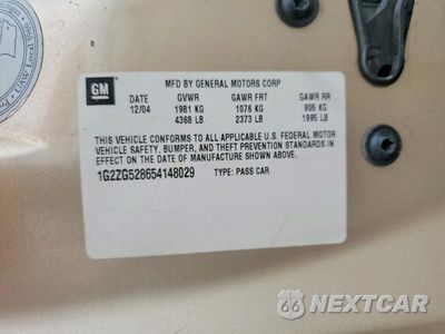 Zdjęcie 12 z 12 samochodu: 2005 PONTIAC G6 VIN:1G2ZG528654148029 - miniatura