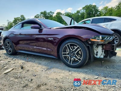 Czwarte zdjęcie samochodu z boku: 2018 FORD MUSTANG GT VIN:1FA6P8CF7J5183704 - miniatura