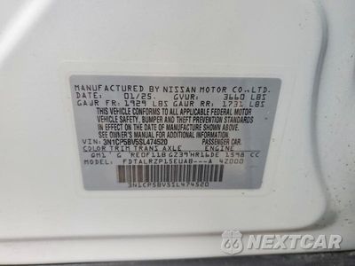 Zdjęcie 12 z 12 samochodu: 2025 NISSAN KICKS PLAY S VIN:3N1CP5BV5SL474520 - miniatura
