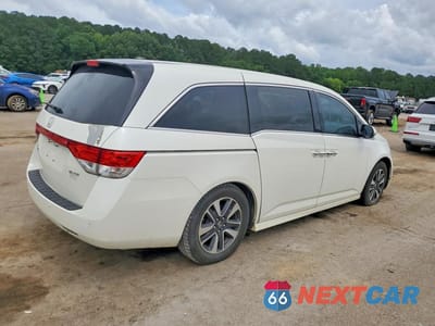 Trzecie zdjęcie samochodu z tyłu: 2014 HONDA ODYSSEY TOURING VIN:5FNRL5H95EB078829 - miniatura