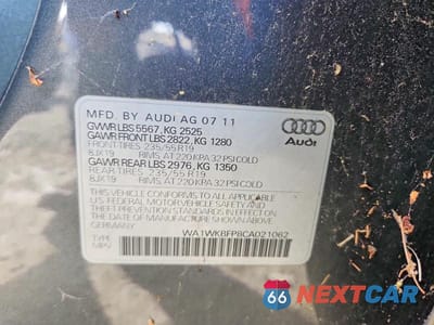 Zdjęcie 13 z 13 samochodu: 2012 AUDI Q5 PRESTIGE VIN:WA1WKBFP8CA021062 - miniatura