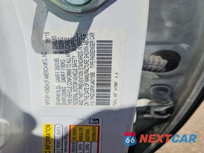 Zdjęcie 12 z 12 samochodu: 2018 HONDA ACCORD TOURING HYBRID VIN:1HGCV3F91JA011558 - miniatura