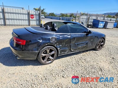 Trzecie zdjęcie samochodu z tyłu: 2012 AUDI A5 PREMIUM PLUS VIN:WAULFAFH5CN000384 - miniatura