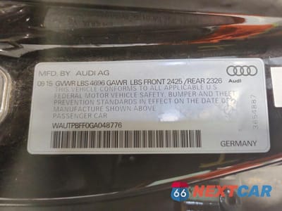 Zdjęcie 12 z 12 samochodu: 2016 AUDI A3 E-TRON PREMIUM PLUS VIN:WAUTPBFF0GA048776 - miniatura