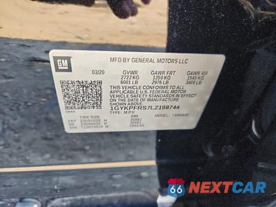 Zdjęcie 13 z 13 samochodu: 2020 CADILLAC XT6 PLATINUM PREMIUM LUXURY VIN:1GYKPFRS7LZ198744 - miniatura