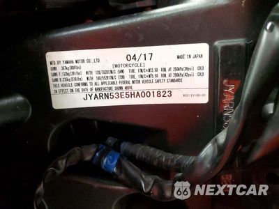 Zdjęcie 10 z 10 samochodu: 2017 YAMAHA FZ09 VIN:JYARN53E5HA001823 - miniatura