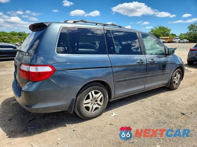 Trzecie zdjęcie samochodu z tyłu: 2006 HONDA ODYSSEY EXL VIN:5FNRL38736B447840 - miniatura