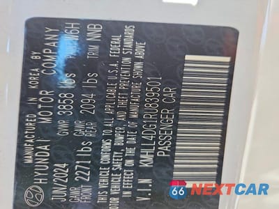Zdjęcie 12 z 12 samochodu: 2024 HYUNDAI ELANTRA SE VIN:KMHLL4DG1RU839501 - miniatura