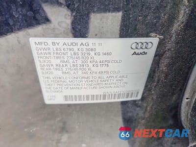 Zdjęcie 13 z 13 samochodu: 2012 AUDI Q7 PREMIUM PLUS VIN:WA1LGAFE1CD005233 - miniatura
