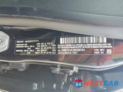 Zdjęcie 14 z 14 samochodu: 2022 MASERATI LEVANTE BASE VIN:ZN661XUA7NX395181 - miniatura