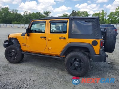 Drugie zdjęcie samochodu z przodu: 2012 JEEP WRANGLER UNLIMITED SPORT VIN:1C4BJWDG7CL120428 - miniatura