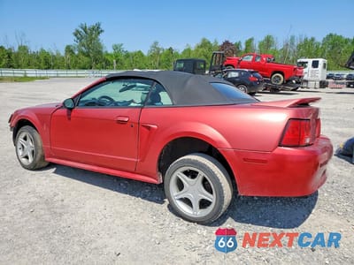 Drugie zdjęcie samochodu z przodu: 2000 FORD MUSTANG V6 CONVERTIBLE VIN:1FAFP4446YF223037 - miniatura