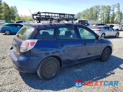 Trzecie zdjęcie samochodu z tyłu: 2006 TOYOTA COROLLA MATRIX XR VIN:2T1KR32E66C580748 - miniatura