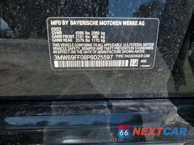 Zdjęcie 12 z 12 samochodu: 2023 BMW 330I VIN:3MW69FF08P8D25597 - miniatura