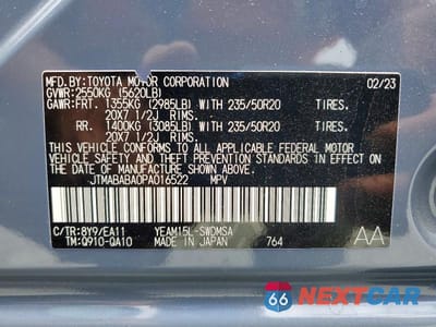 Zdjęcie 14 z 14 samochodu: 2023 SUBARU SOLTERRA PREMIUM VIN:JTMABABA0PA016522 - miniatura