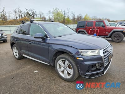 Czwarte zdjęcie samochodu z boku: 2019 AUDI Q5 PREMIUM PLUS VIN:WA1BNAFY6K2124854 - miniatura