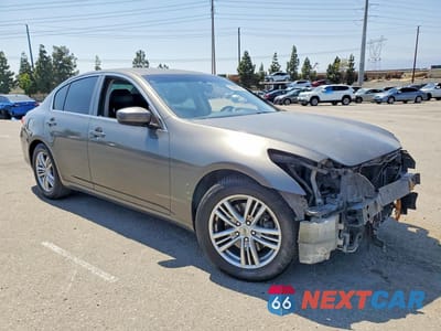 Czwarte zdjęcie samochodu z boku: 2010 INFINITI G37 SEDAN BASE VIN:JN1CV6APXAM400481 - miniatura