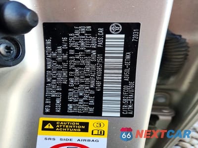 Zdjęcie 12 z 12 samochodu: 2016 TOYOTA CAMRY LE VIN:4T4BF1FK0GR571501 - miniatura