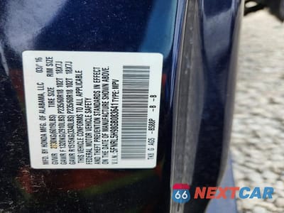 Zdjęcie 14 z 14 samochodu: 2016 HONDA ODYSSEY TOURING VIN:5FNRL5H98GB083641 - miniatura