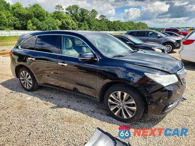 Czwarte zdjęcie samochodu z boku: 2016 ACURA MDX TECHNOLOGY VIN:5FRYD3H43GB018289 - miniatura