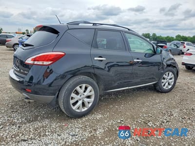 Trzecie zdjęcie samochodu z tyłu: 2011 NISSAN MURANO S VIN:JN8AZ1MW8BW159058 - miniatura
