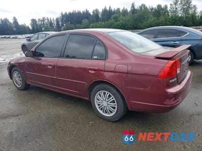 Drugie zdjęcie samochodu z przodu: 2003 HONDA CIVIC EX VIN:JHMES26763S001208 - miniatura