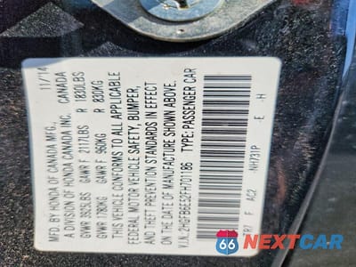 Zdjęcie 12 z 12 samochodu: 2015 HONDA CIVIC SI VIN:2HGFB6E52FH701186 - miniatura