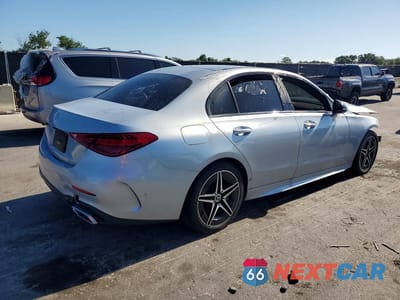 Trzecie zdjęcie samochodu z tyłu: 2023 MERCEDES-BENZ C 300 VIN:W1KAF4GB9PR136124 - miniatura
