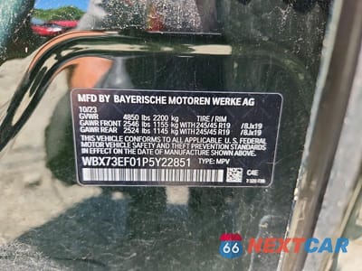 Zdjęcie 12 z 12 samochodu: 2023 BMW X1 XDRIVE28I VIN:WBX73EF01P5Y22851 - miniatura