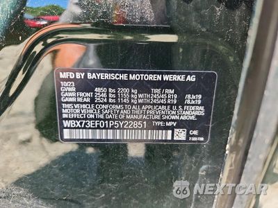 Zdjęcie 12 z 12 samochodu: 2023 BMW X1 XDRIVE28I VIN:WBX73EF01P5Y22851 - miniatura
