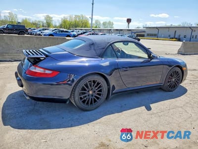 Trzecie zdjęcie samochodu z tyłu: 2007 PORSCHE 911 CARRERA S CABRIOLET VIN:WP0CB29977S775298 - miniatura