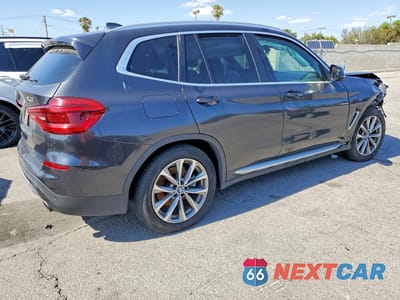 Trzecie zdjęcie samochodu z tyłu: 2018 BMW X3 XDRIVE30I VIN:5UXTR9C55JLD62406 - miniatura