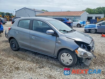 Czwarte zdjęcie samochodu z boku: 2021 MITSUBISHI MIRAGE ES VIN:ML32AUHJ7MH014451 - miniatura