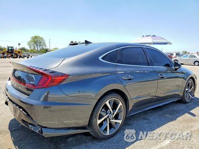 Trzecie zdjęcie samochodu z tyłu: 2021 HYUNDAI SONATA SEL PLUS VIN:5NPEJ4J26MH107508 - miniatura