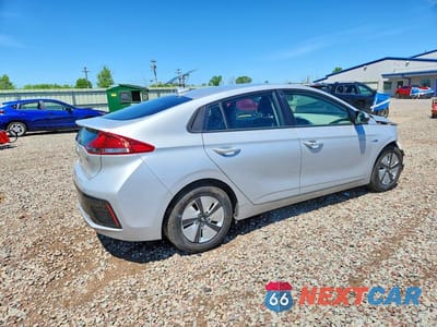 Trzecie zdjęcie samochodu z tyłu: 2019 HYUNDAI IONIQ BLUE VIN:KMHC65LC3KU115438 - miniatura