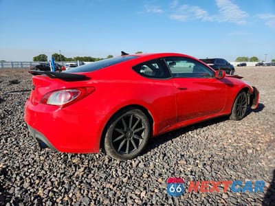 Trzecie zdjęcie samochodu z tyłu: 2011 HYUNDAI GENESIS COUPE 2.0T VIN:KMHHT6KD9BU059911 - miniatura